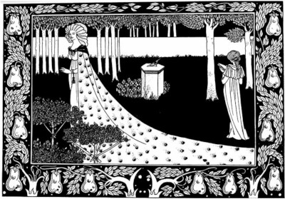 La Beale Isoud at Joyous Gard Aubrey Beardsley